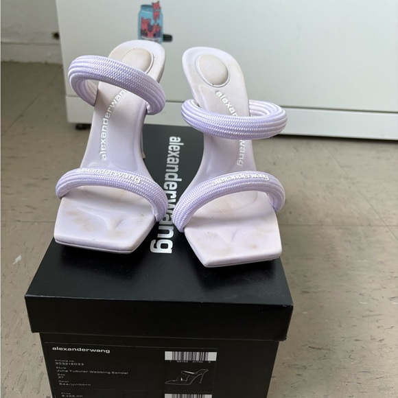 Alexander Wang Lavender Strappy Heels - Picture 3 of 7